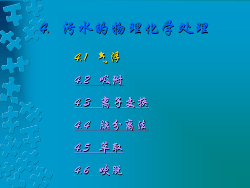 污水的物理化学处理.ppt