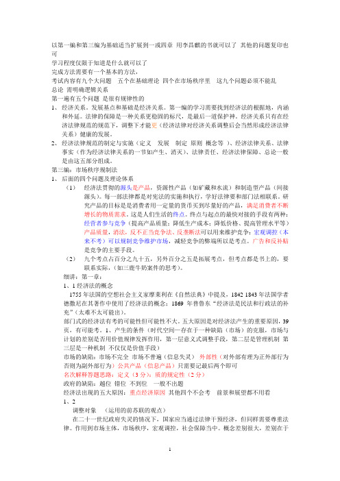 经济法笔记