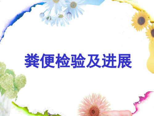 粪便检验