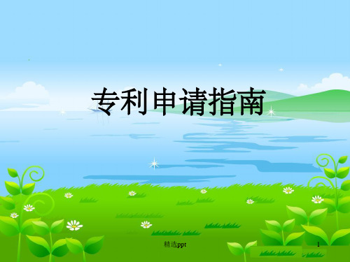 《专利申请指南》PPT课件