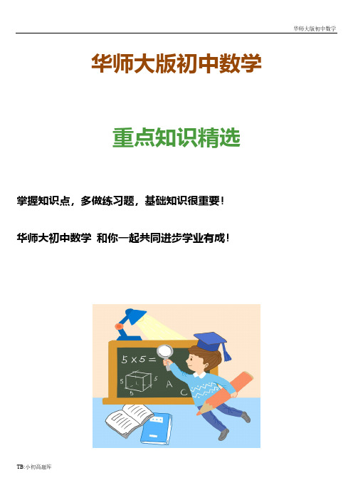 华师大版初中数学九年级下册第3讲 分式