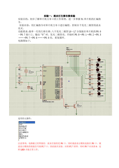 广东海洋大学单片机实验一