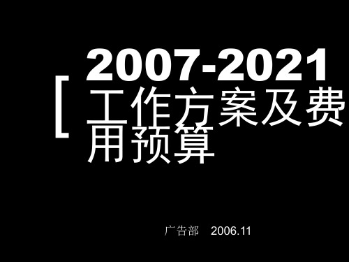 品牌推广三年规划(可修改)