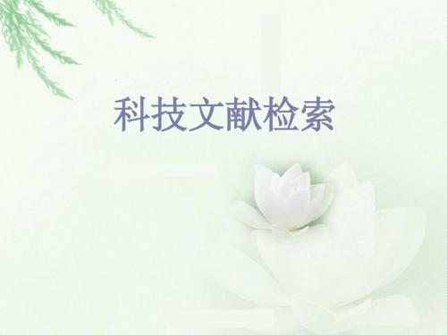 科技文献检索