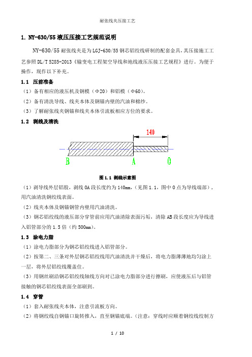 耐张线夹压接工艺