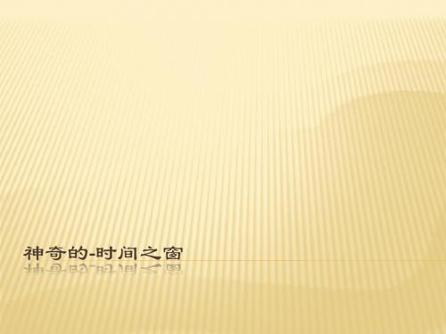 神奇的-时间之窗