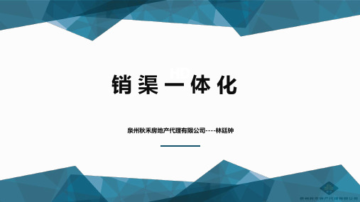 房地产销渠一体化