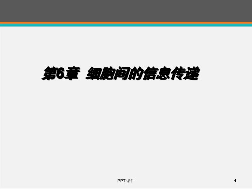 细胞间信息传递  ppt课件