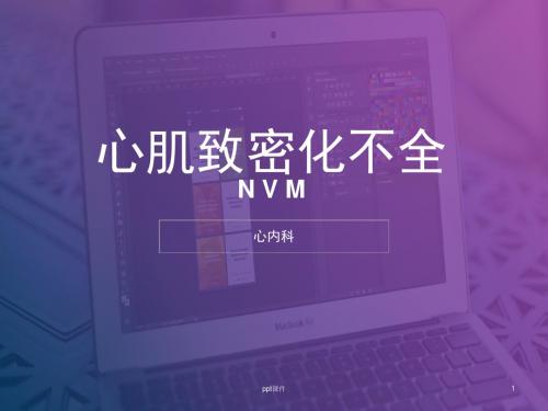 心肌致密化不全  ppt课件