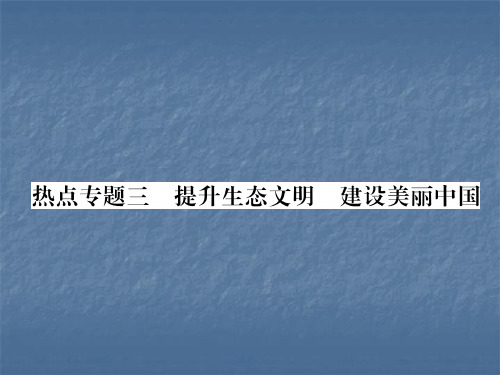 部编版—道德与法治建设美丽中国教学课件PPT