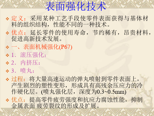 表面强化技术