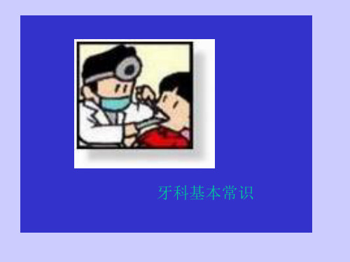 牙科基本知识