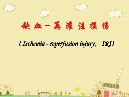 病理生理学：缺血再灌注损伤 (二)