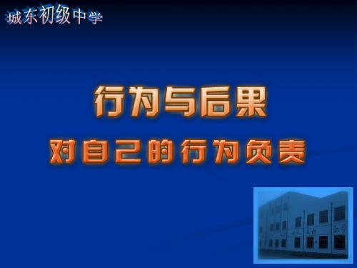 行为与后果课件