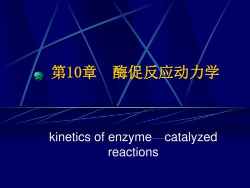 酶促反应动力学