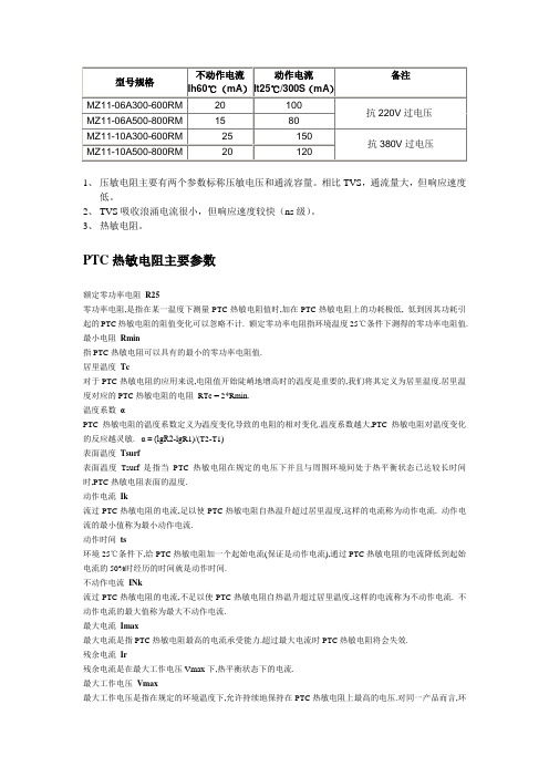 PTC热敏电阻