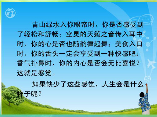 第四章学前儿童感知觉的发展