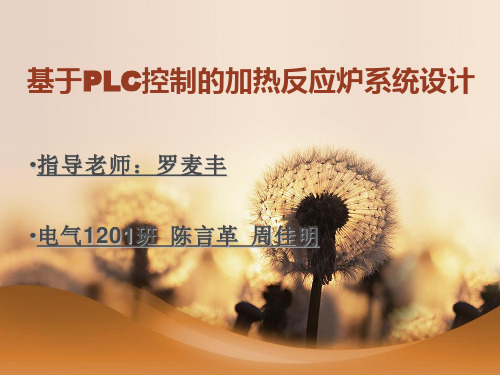 基于PLC控制的加热反应炉系统设计