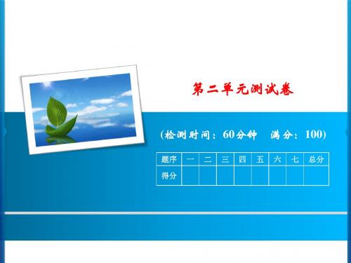 青岛版数学二年级上册第二单元测试卷