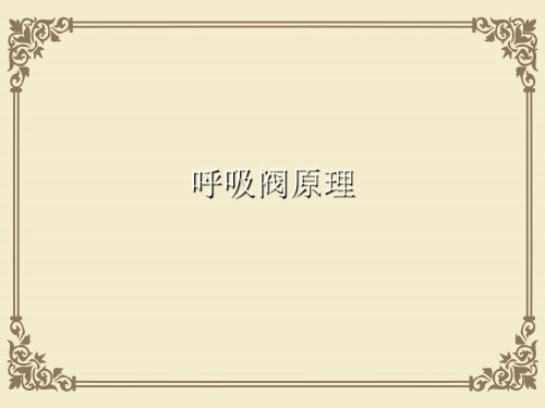 呼吸阀原理