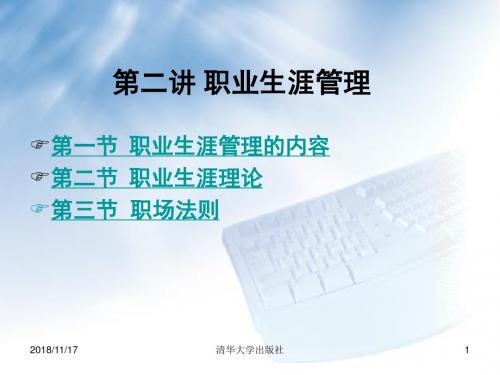 第二讲 职业生涯管理 PPT课件