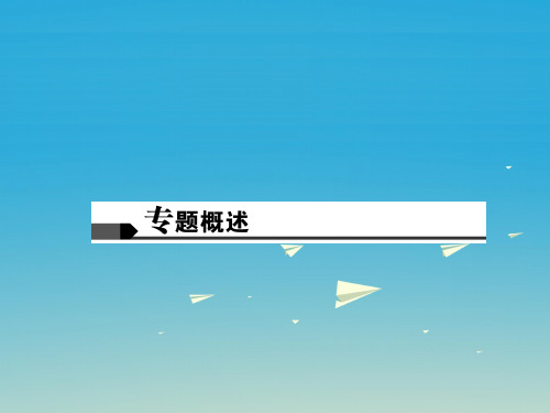 中考物理总复习第二篇专题聚焦微专题二光学实验课件