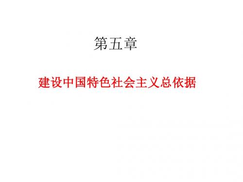 5建设中国特色社会主义总依据1