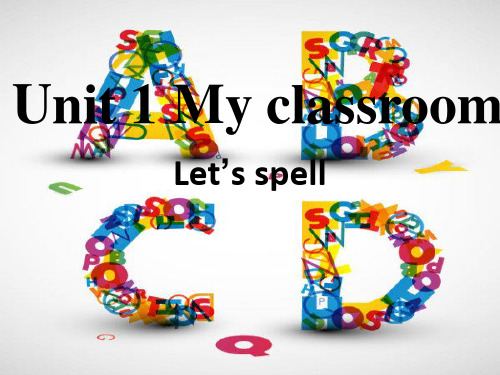 人教(PEP)四年级上册英语Unit1 My classroom A  (共36张PPT)