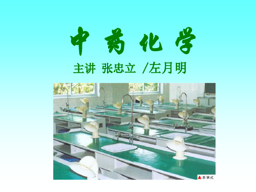 中药化学第一章：绪论 