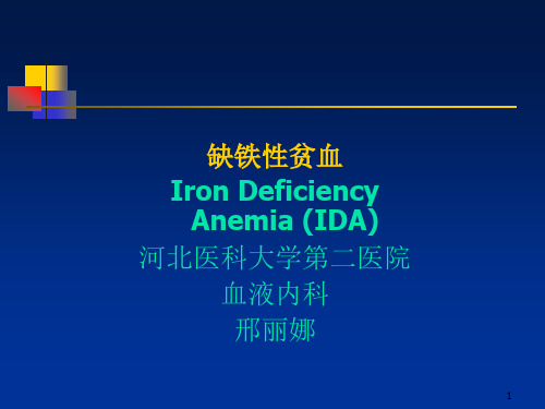 缺铁性贫血
