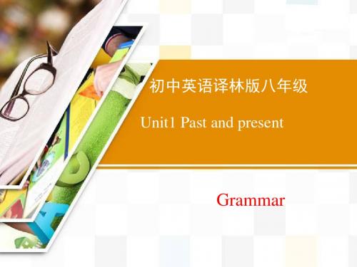 牛津译林版英语八年级下册Unit1 Grammar精品课件 (共24张PPT)