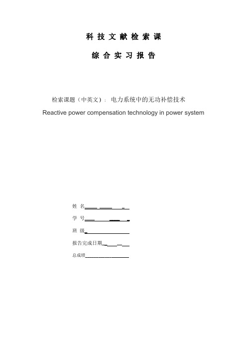 文献检索大作业