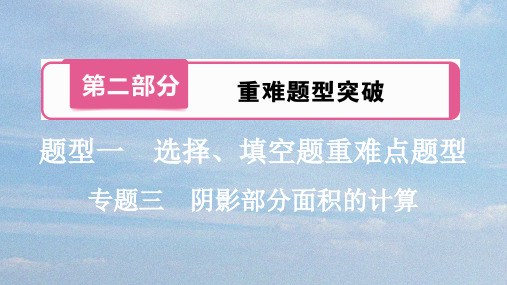 题型1  专题3 阴影部分面积的计算