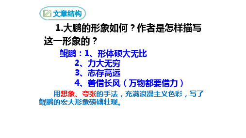 庄子二则-北冥有鱼(共11张PPT)