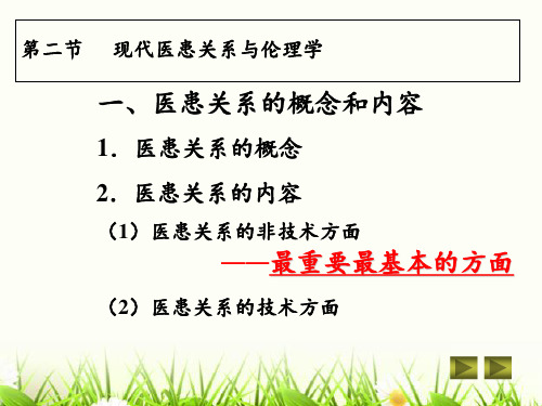 医患的权利、义务与医疗人际关系  ppt课件