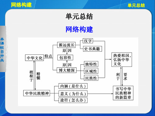2013年高考政治第一轮复习 第十一单元 单元总结
