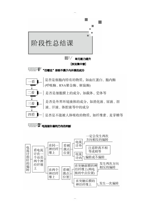 2020届人教版生物一轮复习教案：第八单元 生命活动的调节和免疫含答案