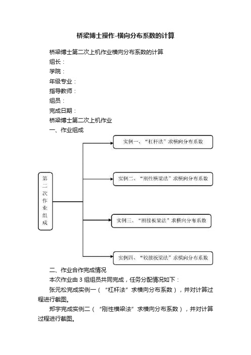 桥梁博士操作-横向分布系数的计算