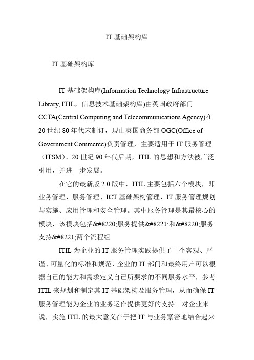 IT基础架构库