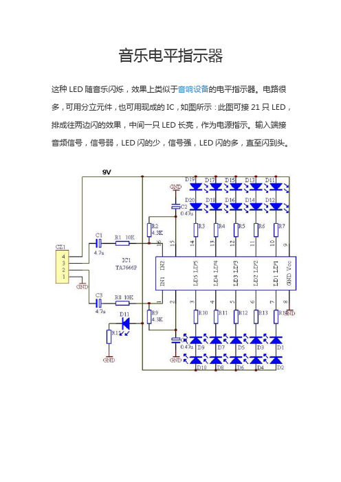 音乐电平指示器