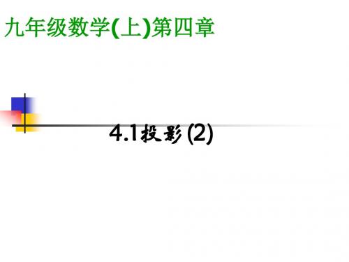 4.1(2)平行投影