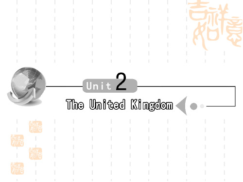 人教高三英语一轮复习课件 必修5 Unit 2 The United Kingdom