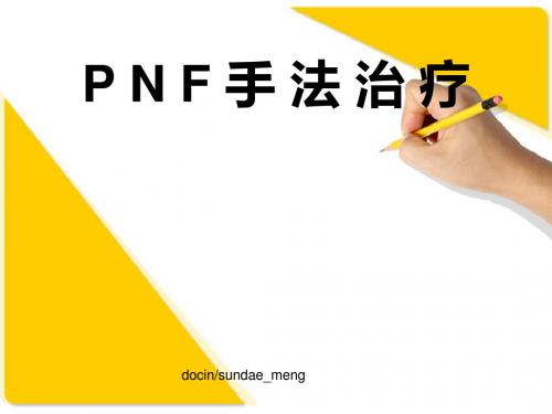 PNF手法治疗讲座-精选文档