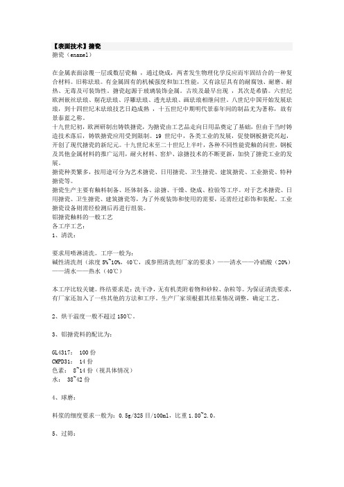 表面技术-搪瓷