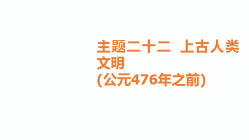 2020届衡阳中考历史总复习课件：第四部分主题二十二(共56张PPT)