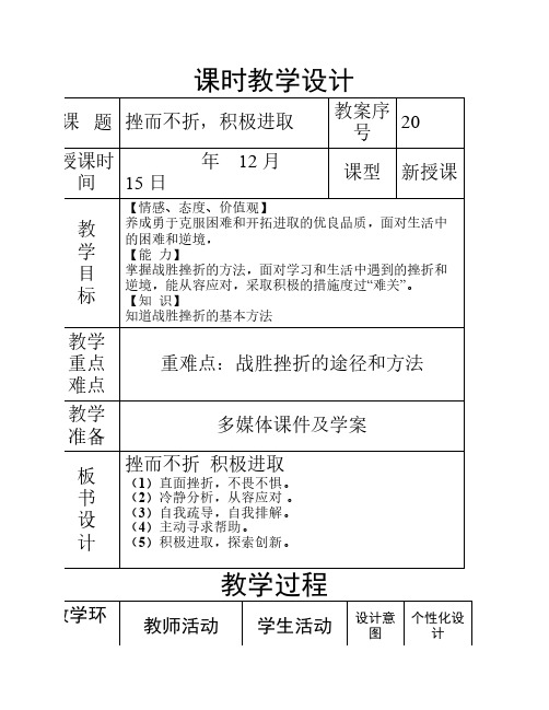 no4.3.2挫而不折  积极进取