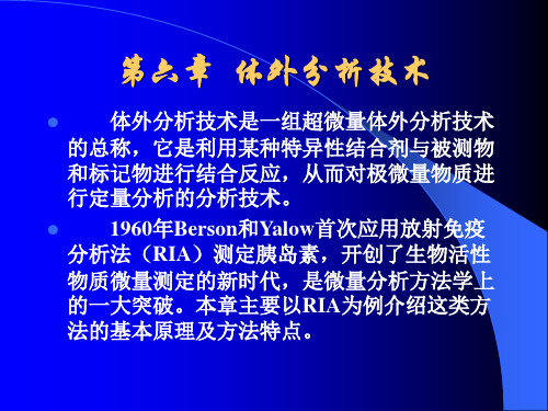 第六章、放射免疫分析