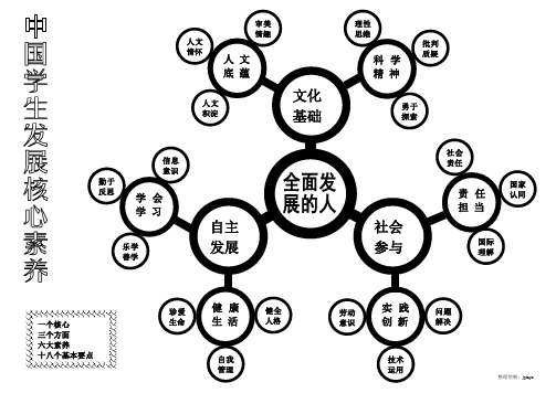 中国学生发展核心素养图解