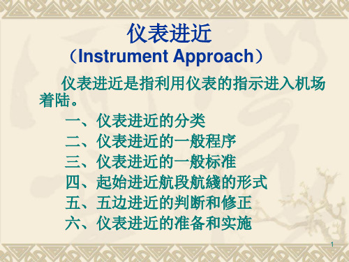仪表进近