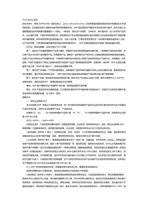 GDP概述
